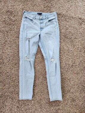 Aero Hi Rise Jegging Distressed Jeans